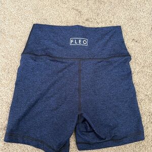 FLEO Women's Blue Biker Shorts